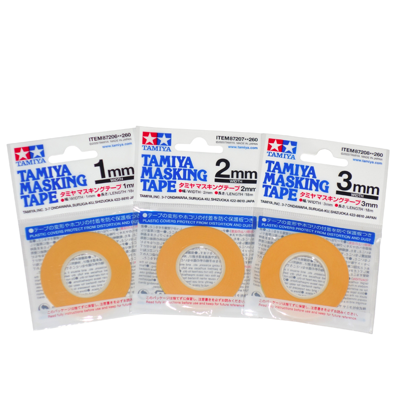 Tamiya Model Paint Set - Тамия 87206-87207-87208 набор маскировочной клейкой ленты