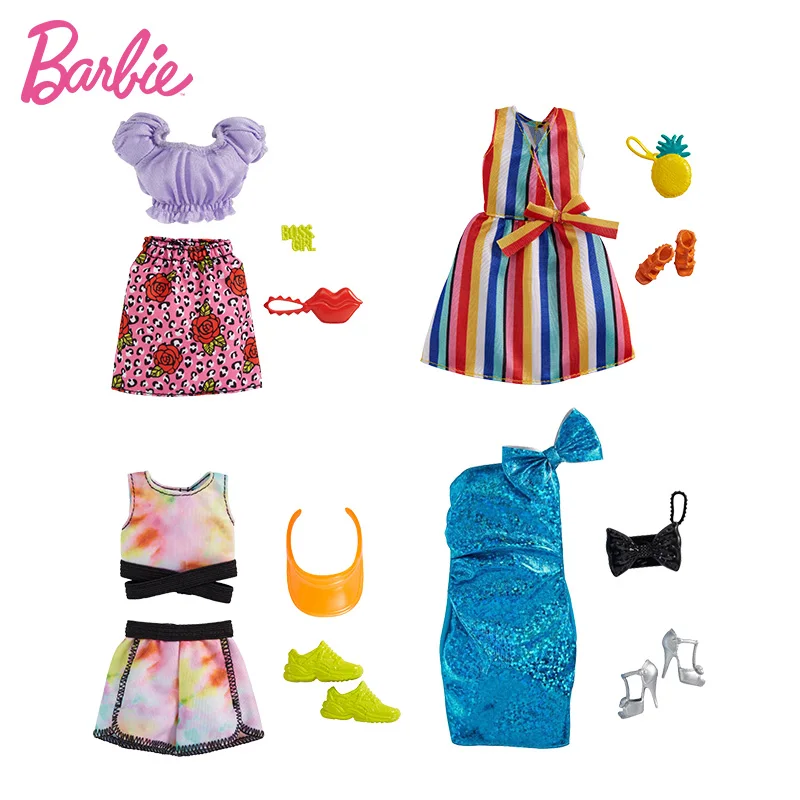 Mattel Toy Barbie - Оригинальная модная кукла Мэттель Барби, одежда,