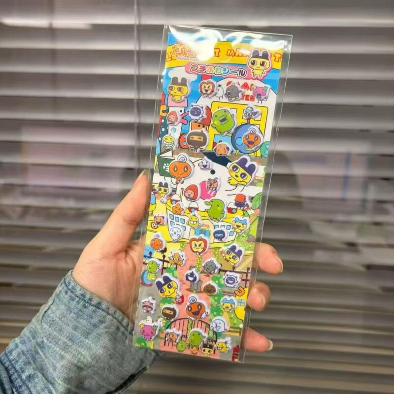 Bandai Model Tamagotchi - Набор из 6 мультяшных стикеров-тамагочи для