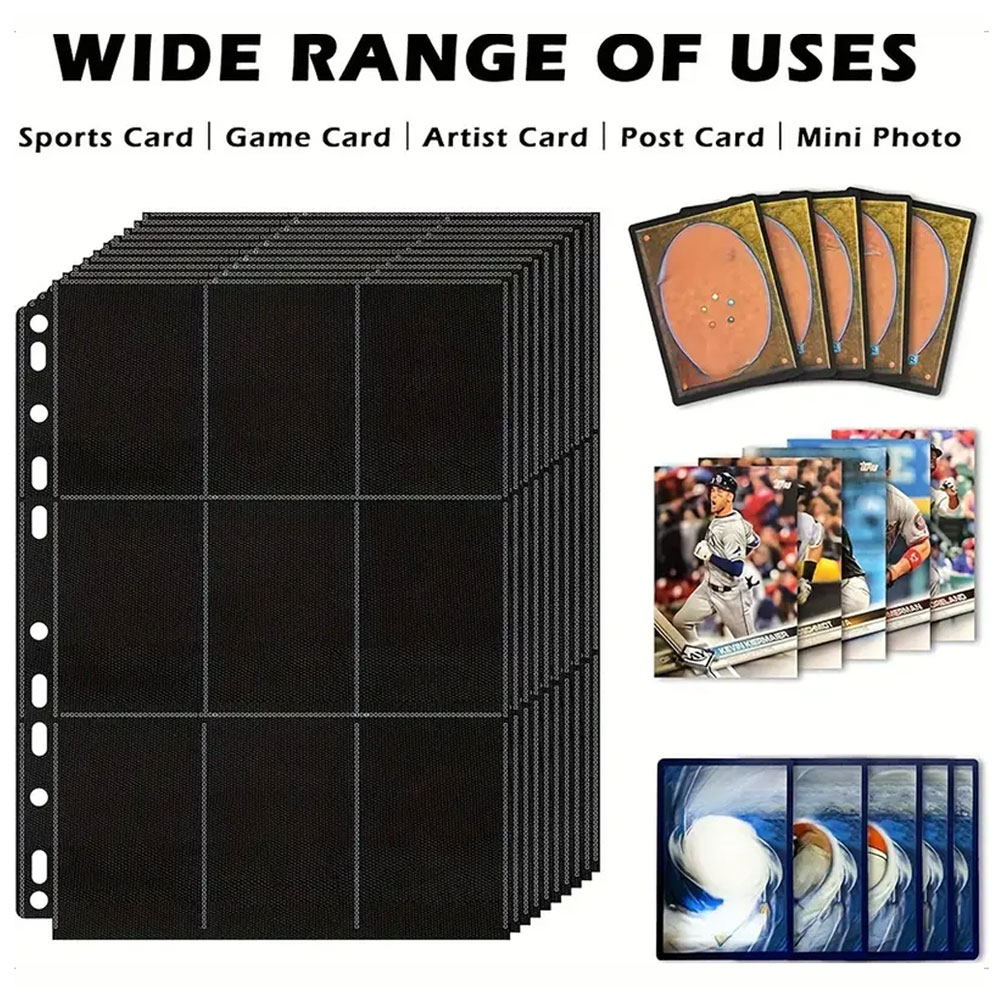 10 шт./упаковка, бумажник с 9  – обзор и цена Trading Card Binder